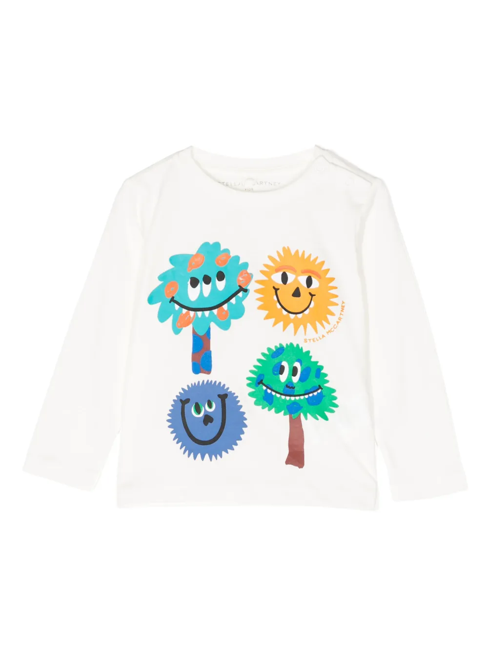 

Футболка с принтом Stella McCartney Kids, белый