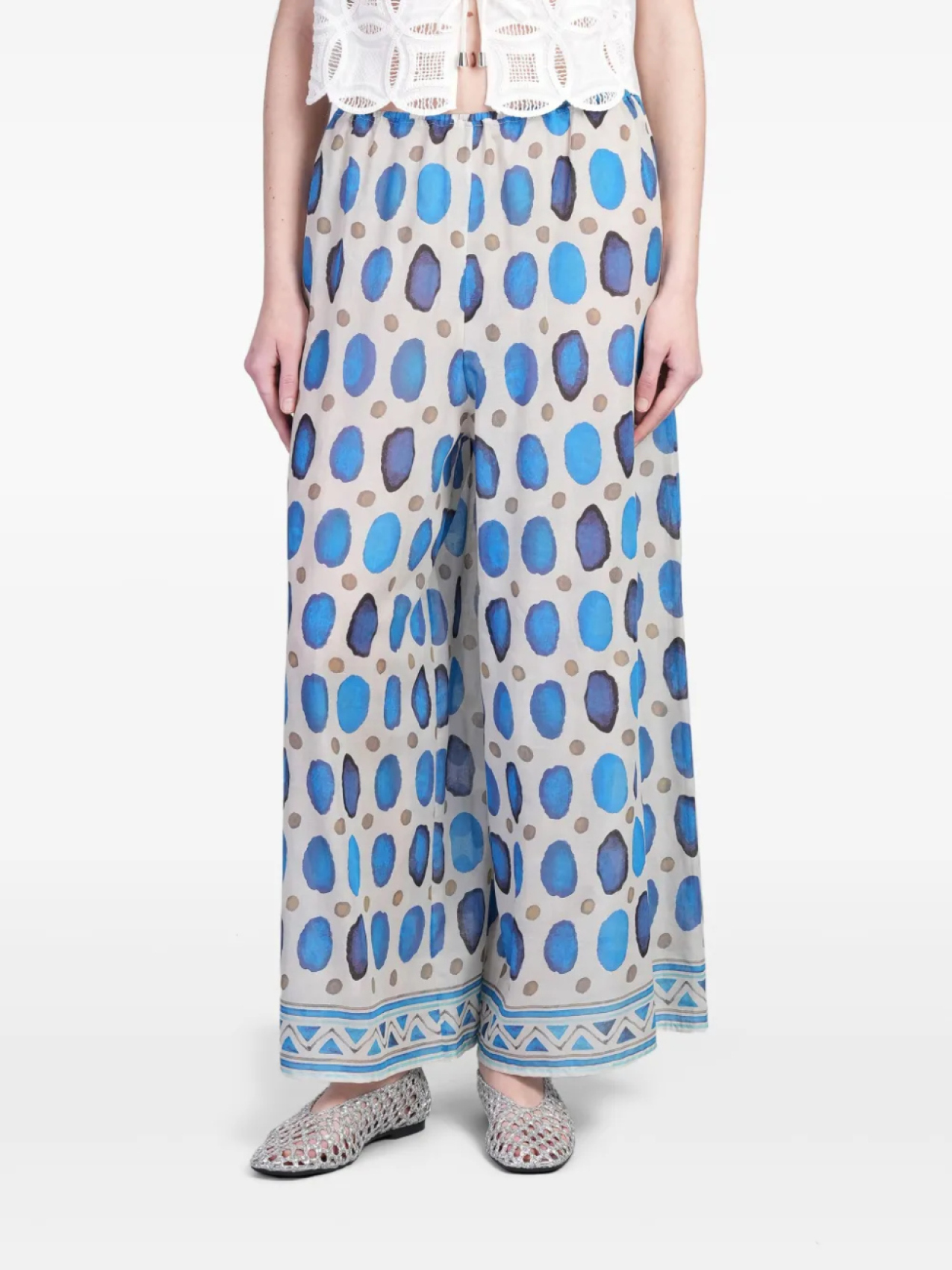 

Брюки палаццо Пан HOLY CAFTAN, серый