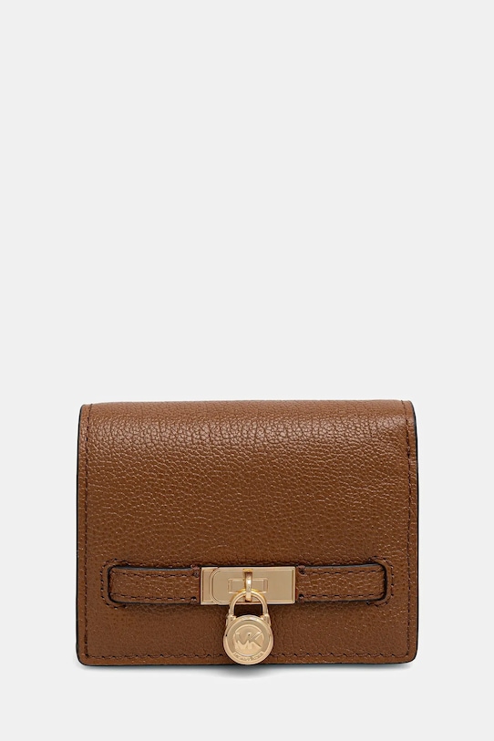 

Кожаный кошелек Michael Michael Kors, коричневый