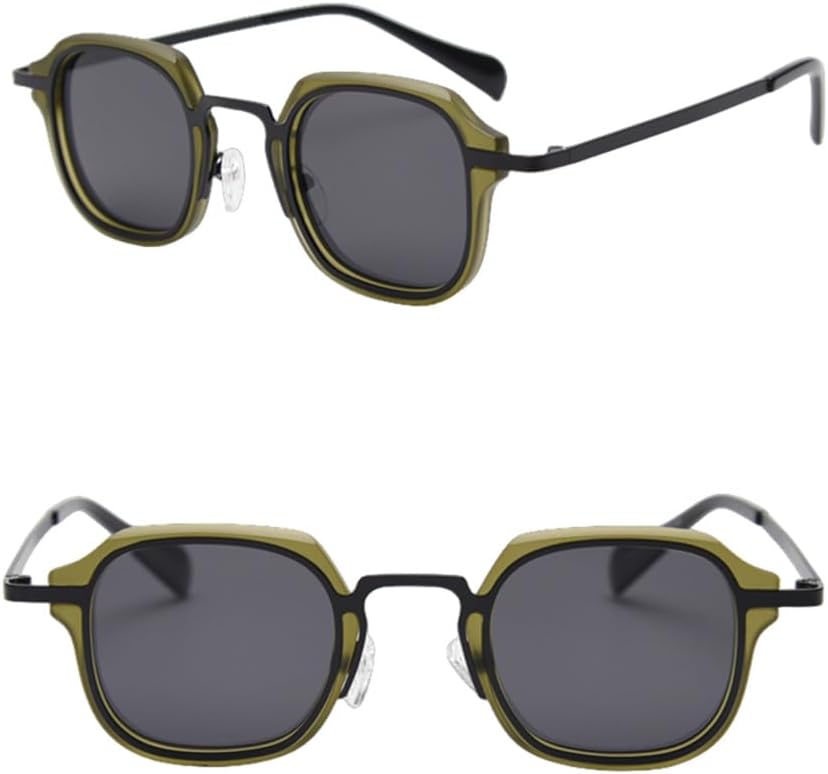 

Винтажные женские солнцезащитные очки с поляризацией для мужчин, ретро летние мужские солнцезащитные очки для женщин в стиле панк, металлические, UV400 generic, Black Gold Frame