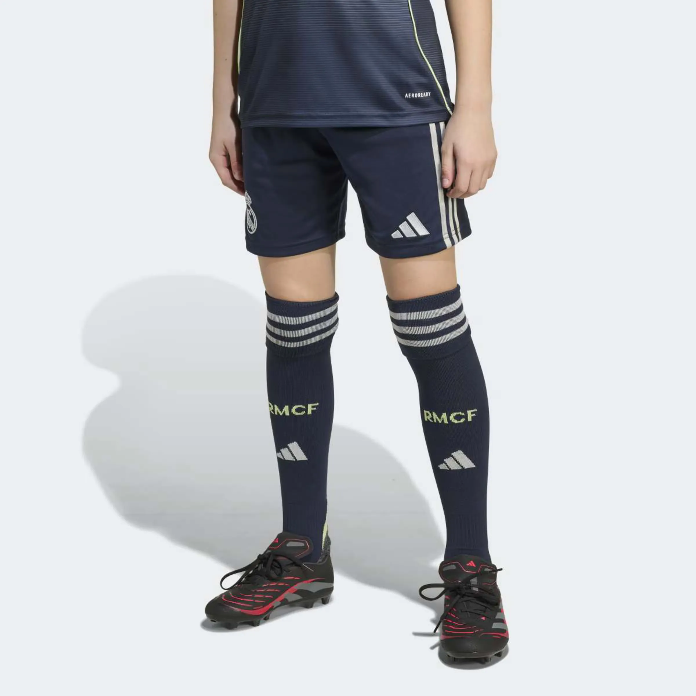 

Детские шорты второй формы Real Madrid CF 2025-2026 adidas, синий