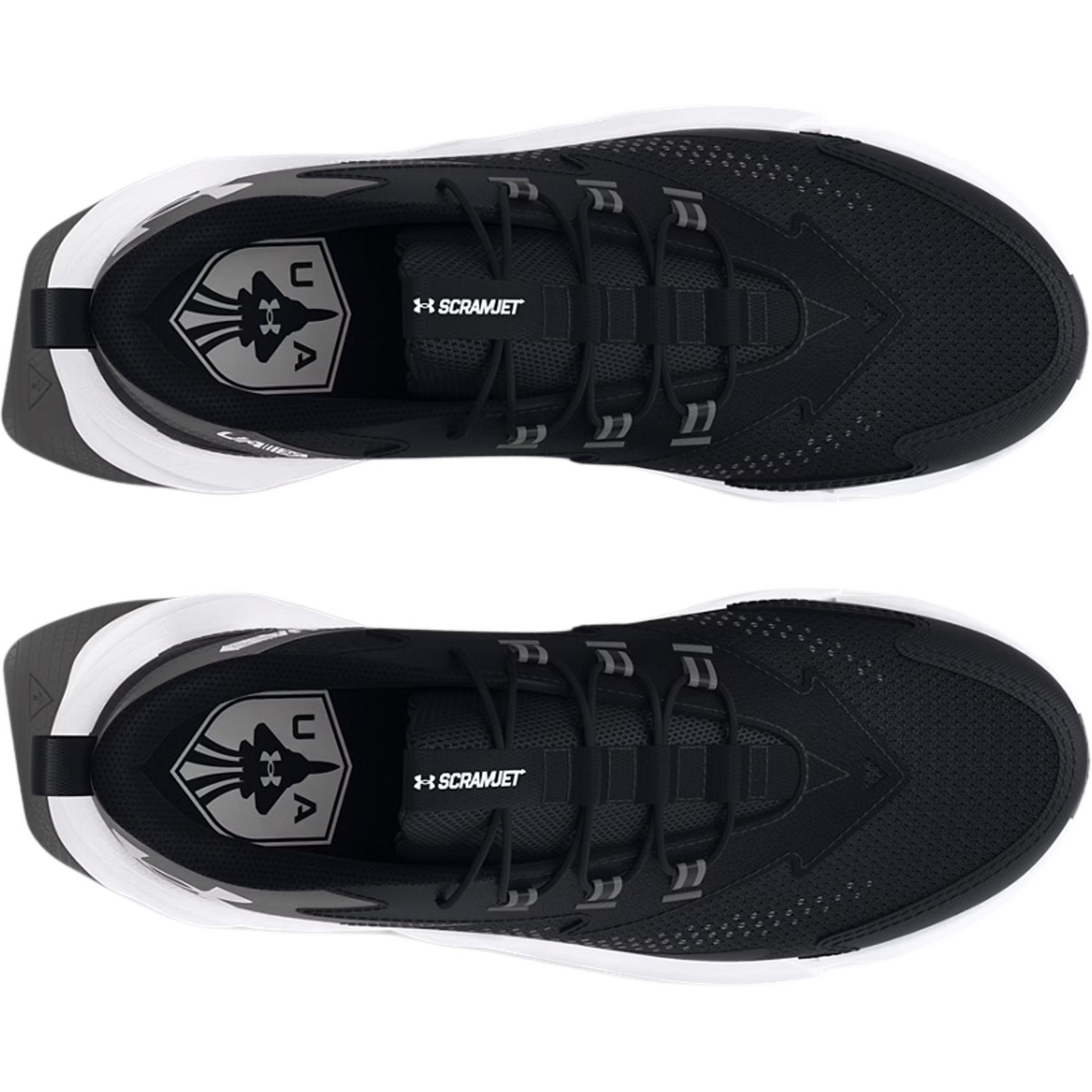 Износостойкие низкие кроссовки для детей и подростков Under Armour, черный — фото 3