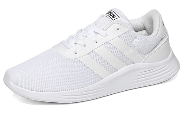 Кроссовки lite racer 20 удобные дышащие низкие спортивные Adidas, белый — фото 3