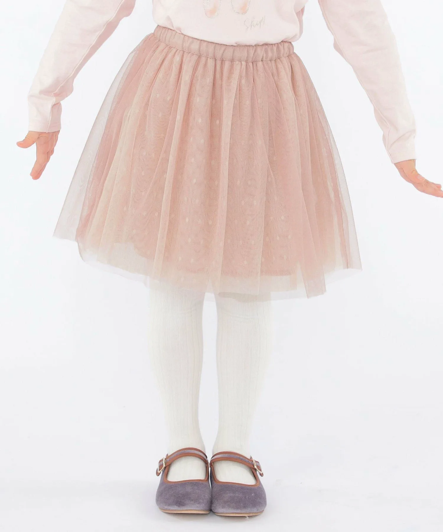 Детская юбка-трапеция: 100–130 см / Юбка из тюля SHIPS KIDS, Pink — фото 2
