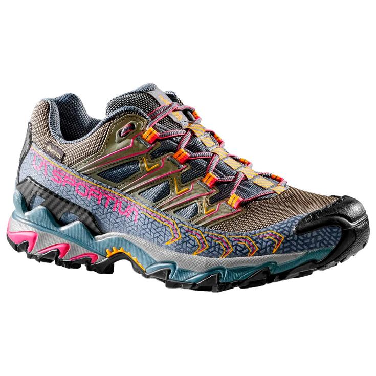 

Кроссовки для быстрого пешего туризма Ultra Raptor II женские Gore-Tex Slate Sorbet - 38 La Sportiva