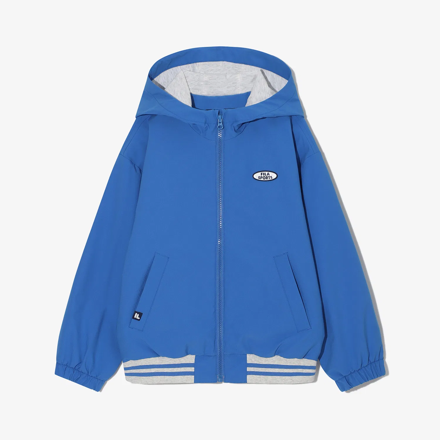 Детская куртка с капюшоном синяя от Fila Kids