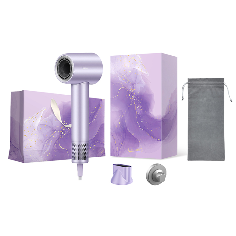 

Фен 1500W с отрицательными ионами FG208 Midea, Purple Kite Box