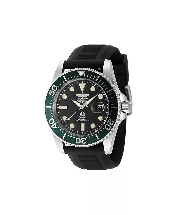 

Мужские часы Pro Diver Quartz 3 Hand с черным циферблатом, модель 48214 Invicta, черный