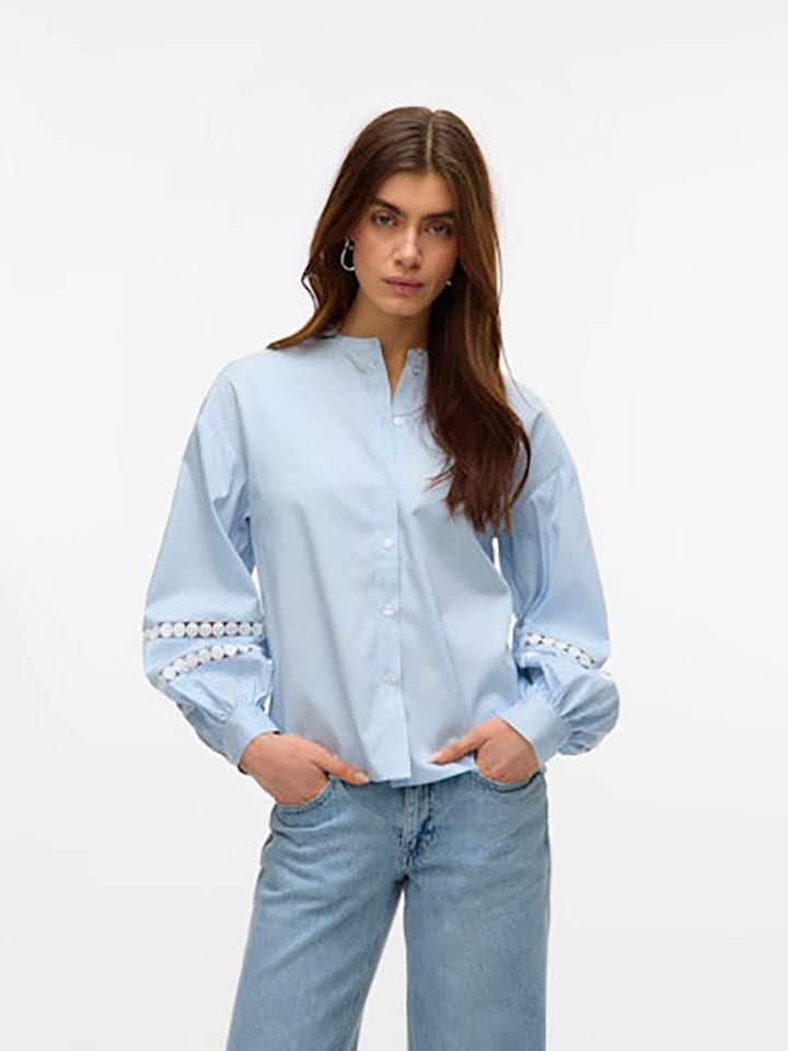 

Блузка Vero Moda, светло-синий