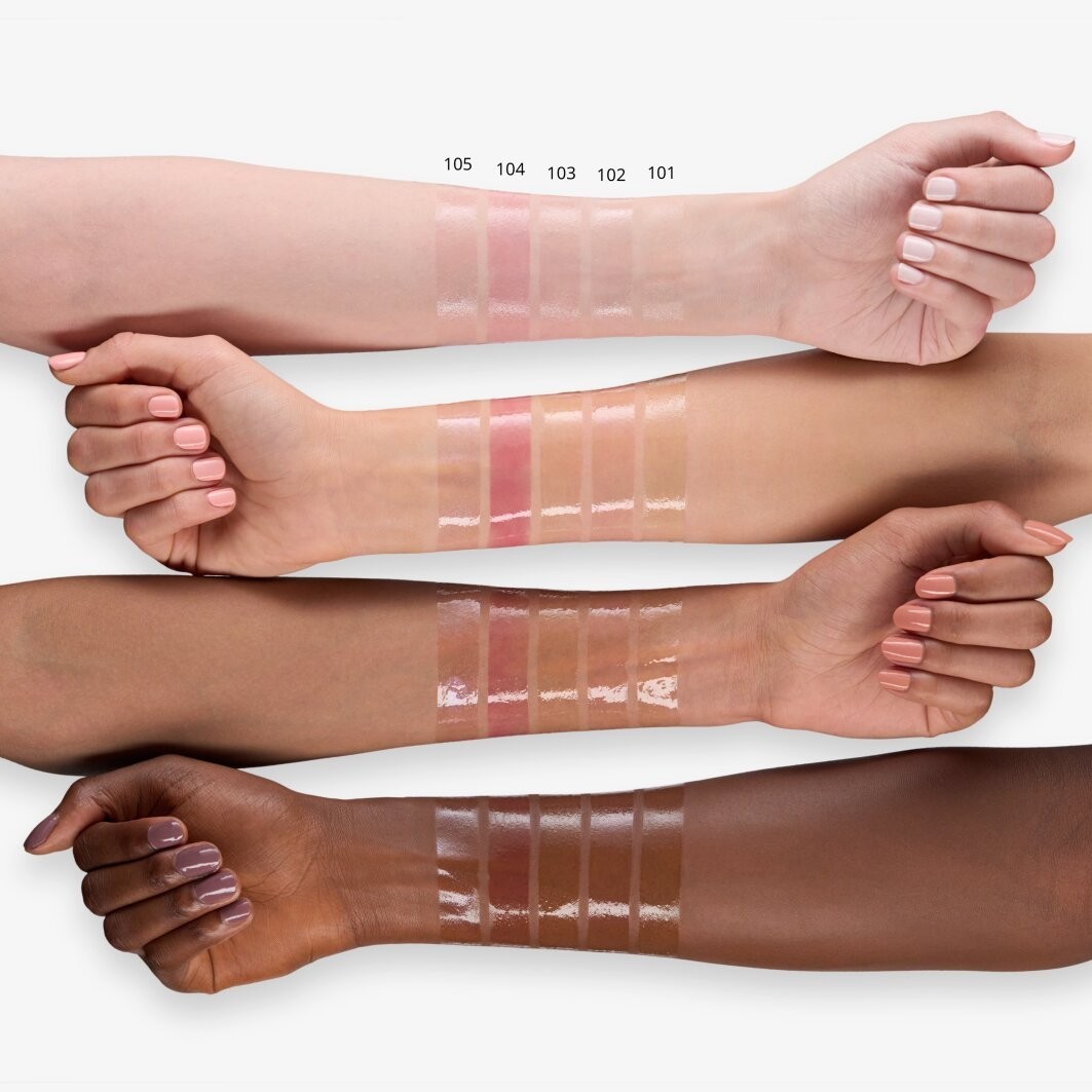 Блеск для губ juicy bomb shiny Essence, lovely litchi, объем 10 мл — фото 4