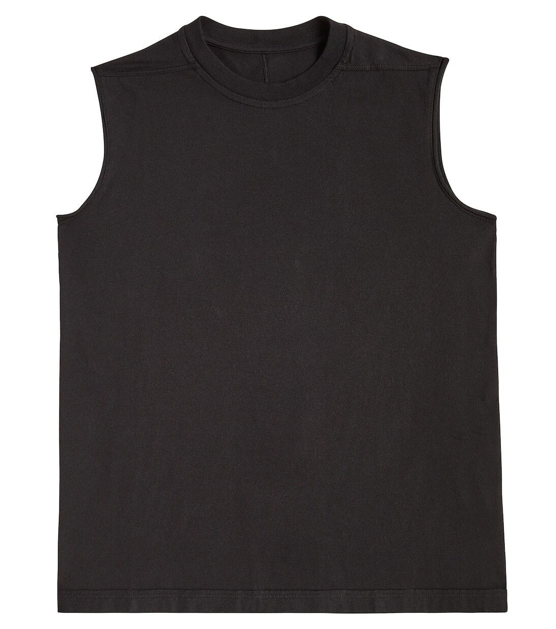 

Майка из хлопкового джерси Rick Owens, черный