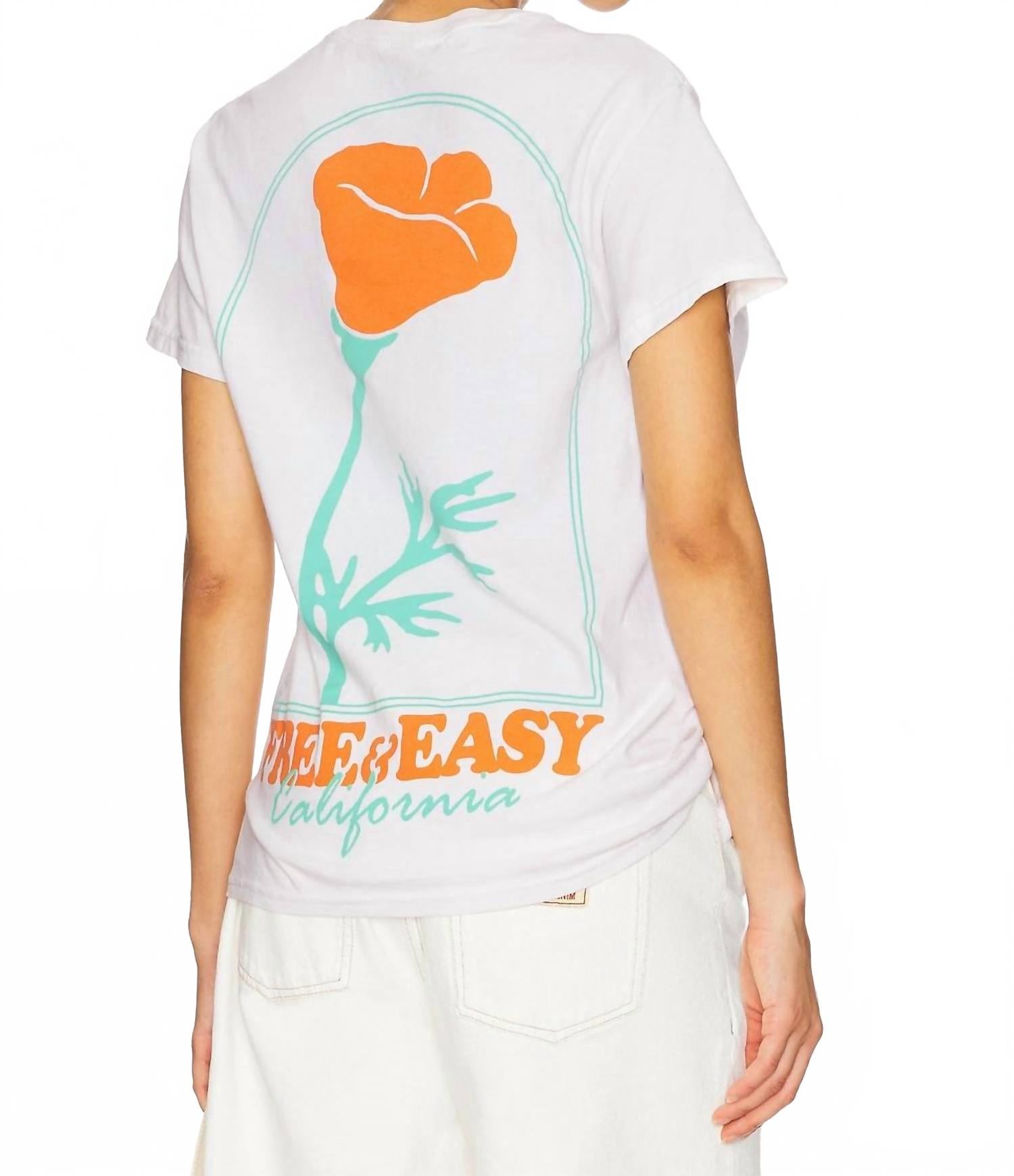 

Футболка Superbloom Crewneck белого цвета Free & Easy, белый