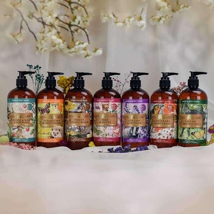 The English Soap Company Средство для мытья рук и тела, 500 мл, Роза и пион — фото 3