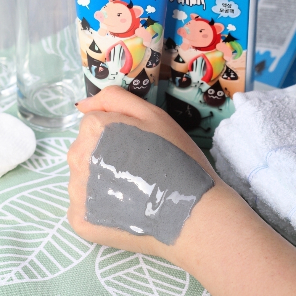 Маска для лица Elizavecca — Пленка Milky Piggy Hell-Pore Clean Up Mask, гелевая -пленка против черных точек, 100 мл — фото 4
