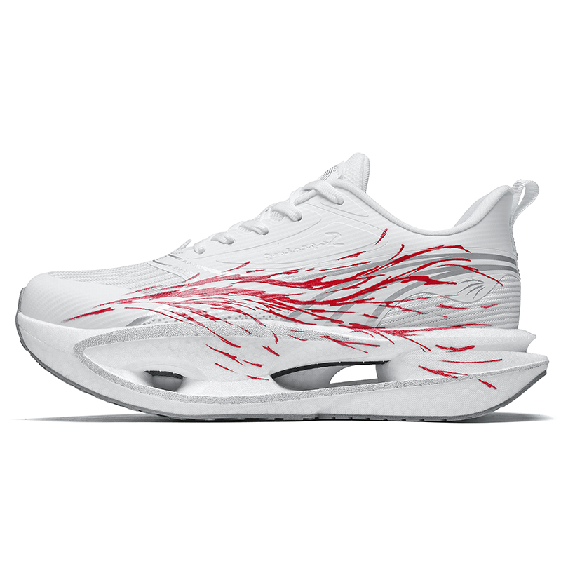 

Амортизация отскок высота увеличение устойчивость к истиранию устойчивость к скольжению низкий верх SUPERING BEAST, белый серебряный (Phoenix Rising from The Flames)