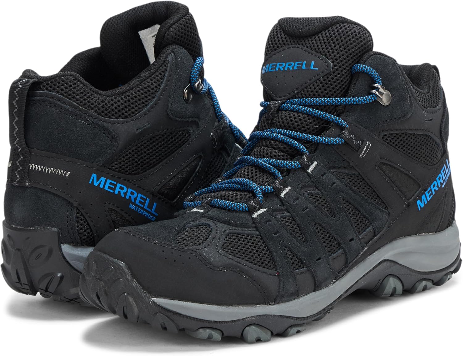 Мужские водонепроницаемые походные ботинки Merrell Accentor 3 Mid, черный — фото 3