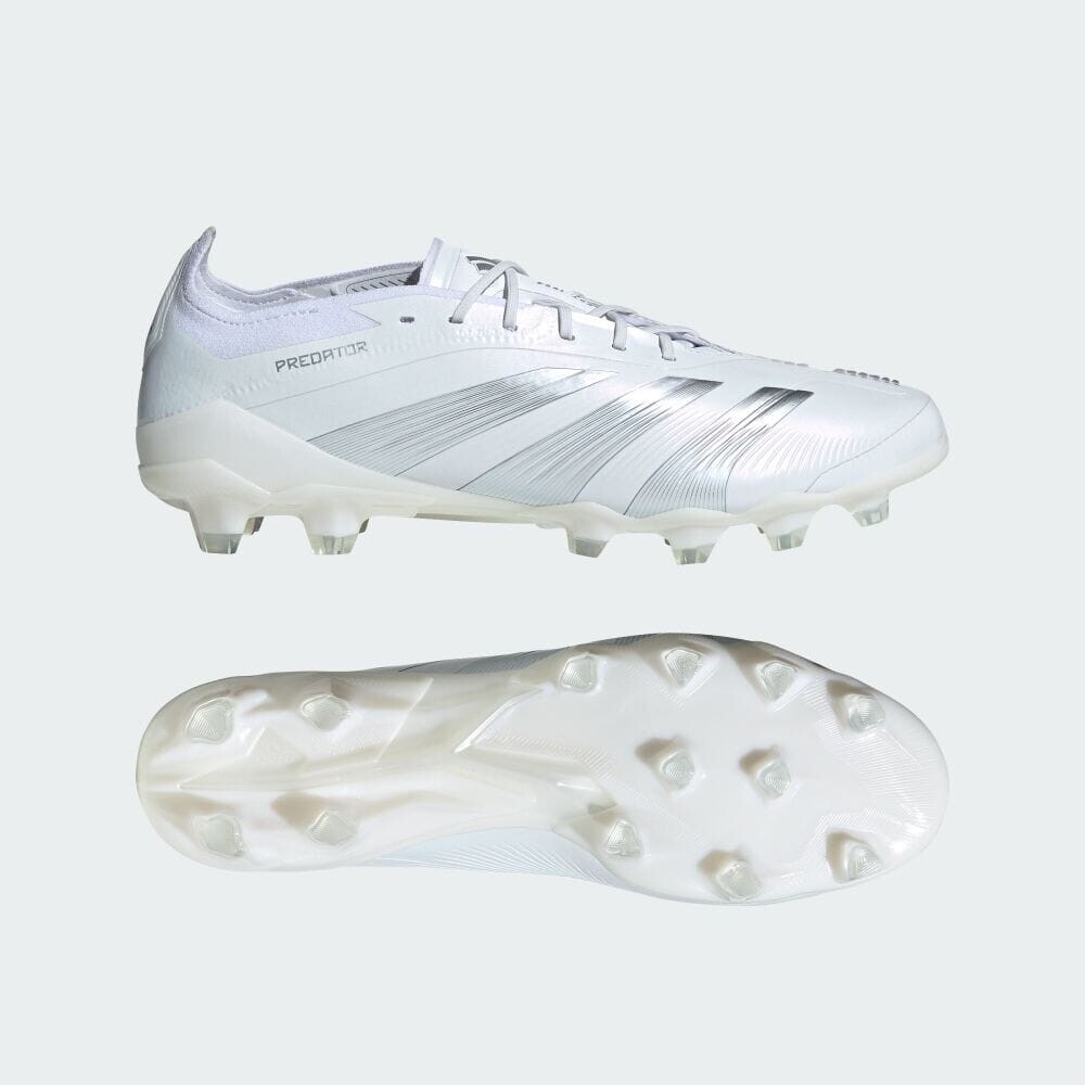 

Бутсы Adidas PREDATOR ELITE HG/AG / For soil and artificial turf / PREDATOR ELITE HG/AG, цвет White/Silver Metallic/White