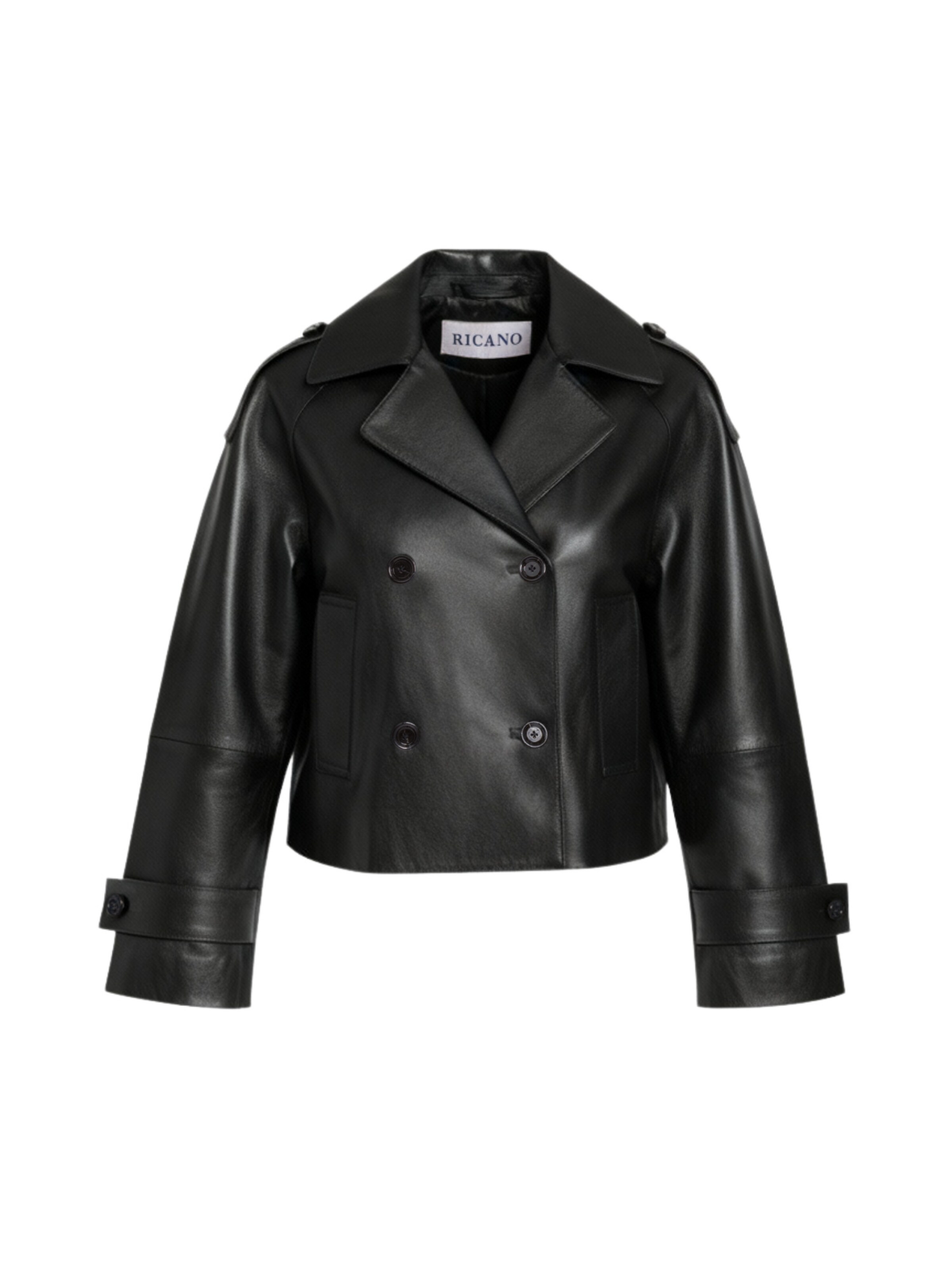

RICANO Межсезонная куртка 'Yvette' в черном цвете
