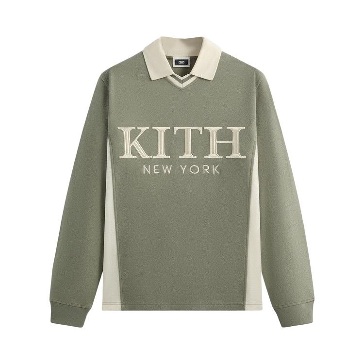

Поло Kith Pique Long-Sleeve Tap Polo, Scene