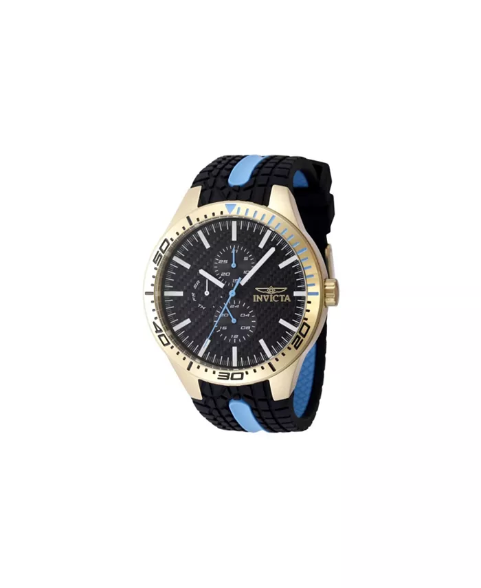 

Мужские часы Invicta Racing Quartz Chronograph 48874 с черным циферблатом, черный