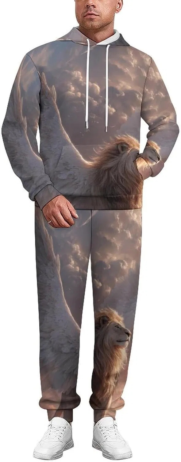 Женский спортивный костюм с капюшоном, Generic, Style