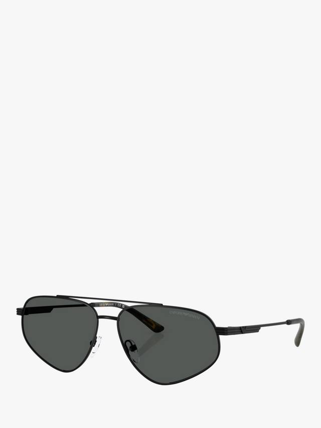 

Мужские солнцезащитные очки EA2156 Irregular Emporio Armani, Matte Black
