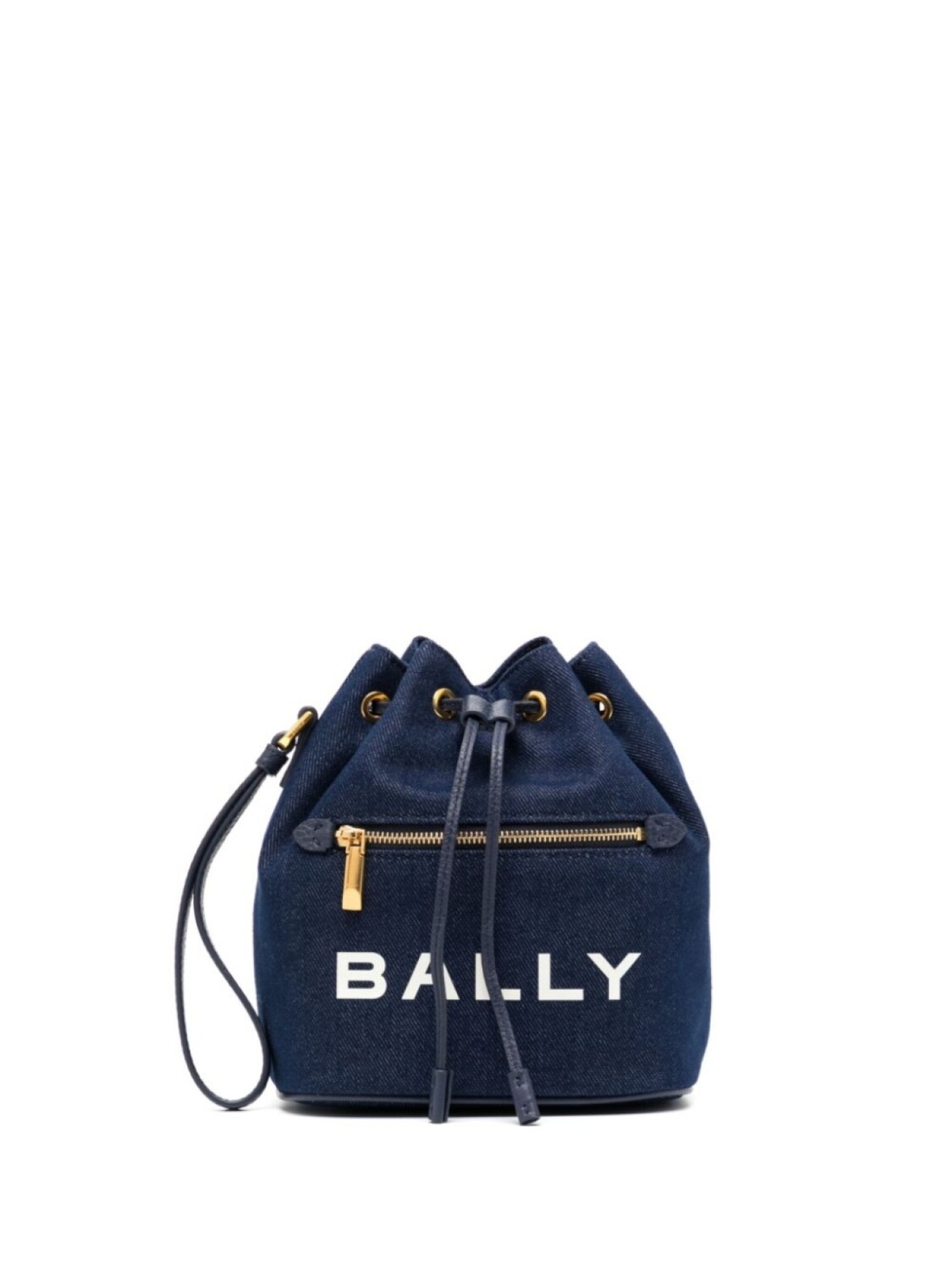 

Bally сумка-ведро Bar из канваса, синий