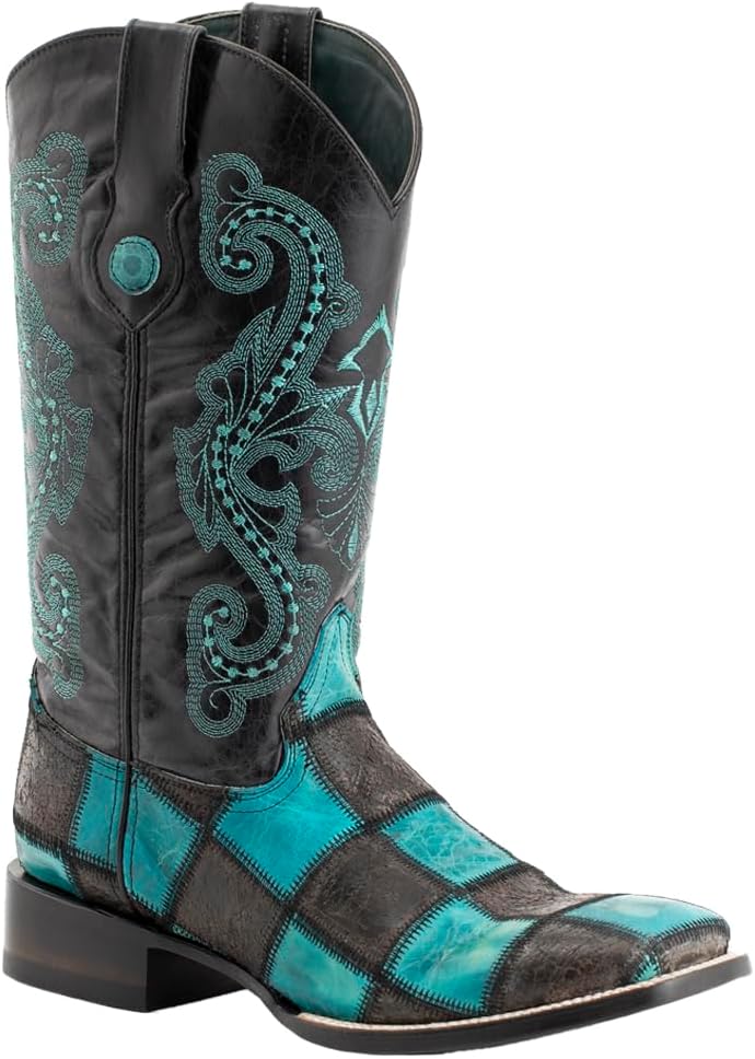 Мужские ботинки Ferrini с накладкой S-Toe Ferrini Italia, бирюзовый — фото 2