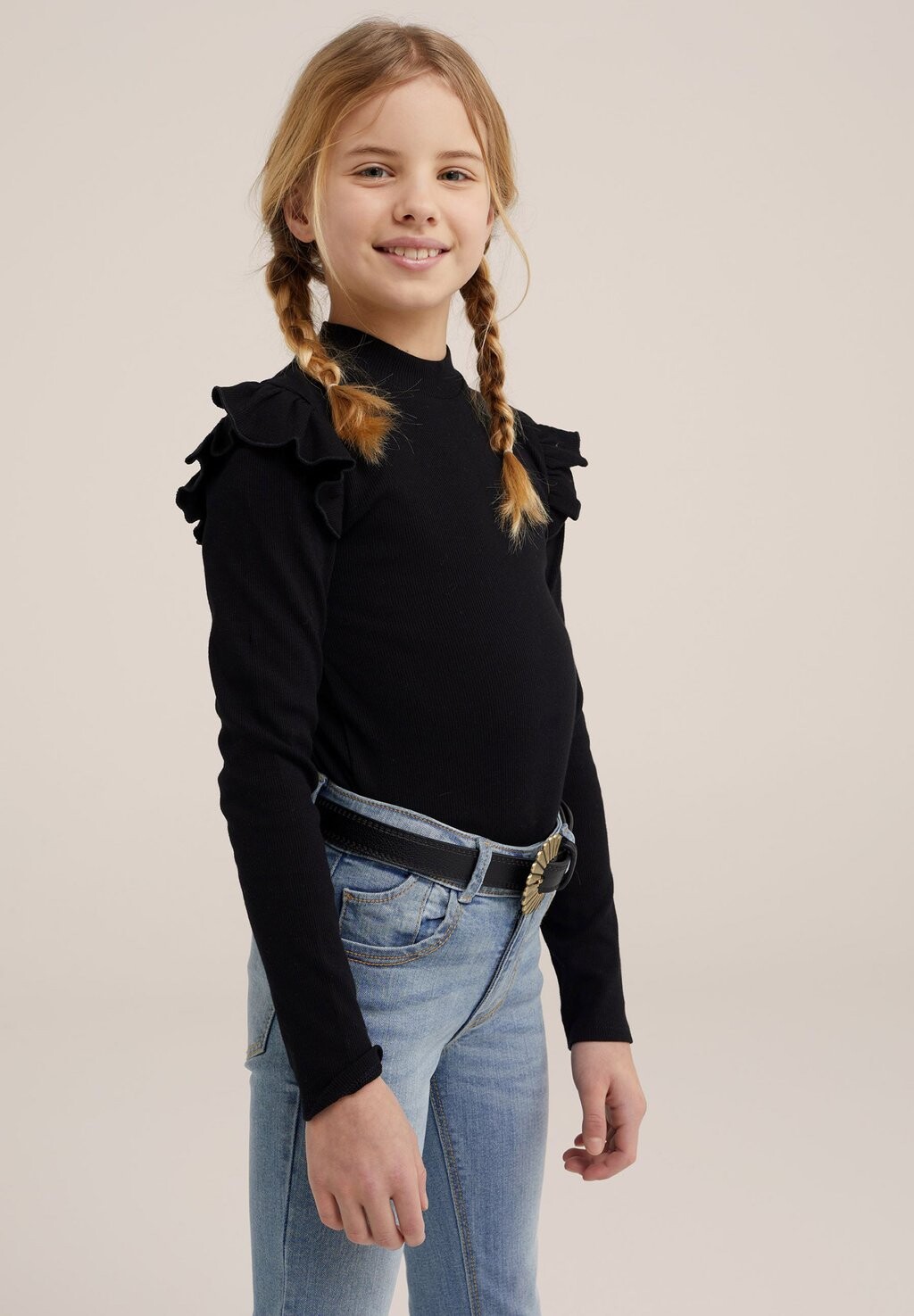 Вязаный свитер MET RUCHES WE Fashion, цвет black — фото 4