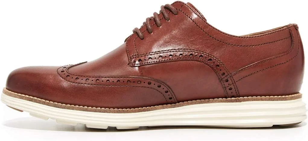 Мужские оксфорды Cole Haan Grand Tour Wingtip, коричневый — фото 3