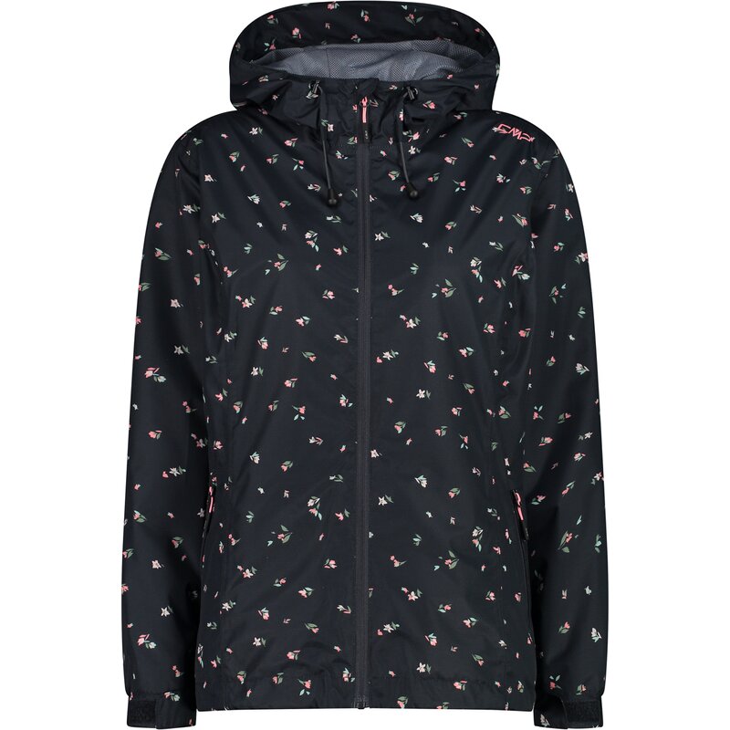 

Куртка-Дождевик женская с фиксированным капюшоном Cmp, серый