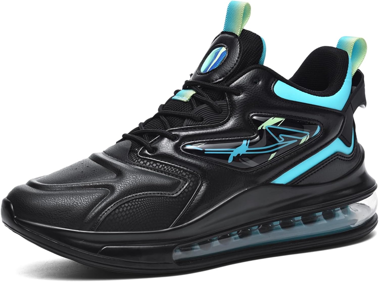 

Мужские повседневные спортивные кроссовки осень-зима, фитнес, нескользящие массивные платформенные кроссовки для ходьбы и бега Generic, синий