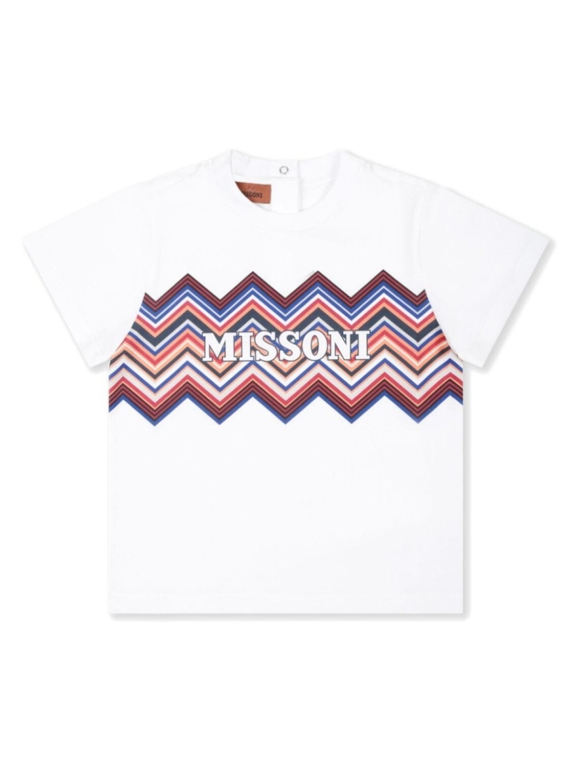 

Missoni Kids футболка из органического хлопка с логотипом, белый