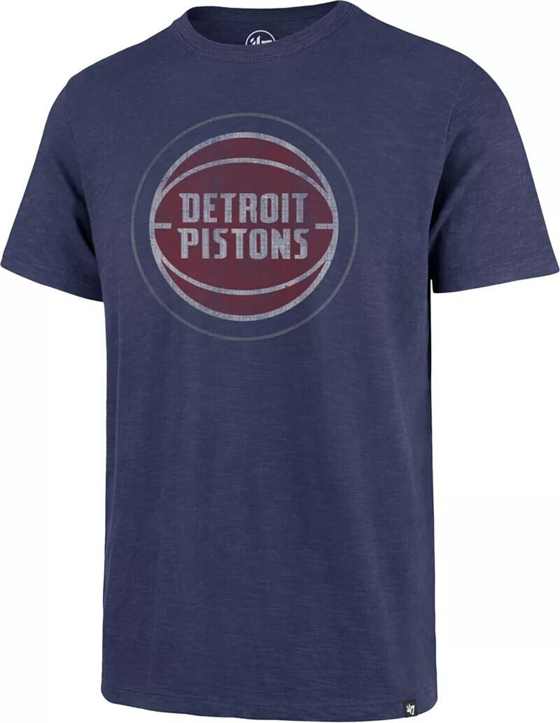 

Мужская синяя футболка Grit Scrum '47 Detroit Pistons