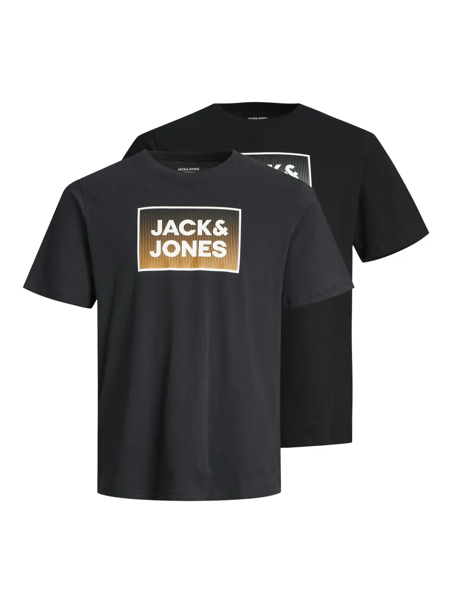 

Детская рубашка с короткими рукавами Jack & Jones "JJSTEEL TEE SS JNR 2PK MP" Jack & Jones Junior, черный