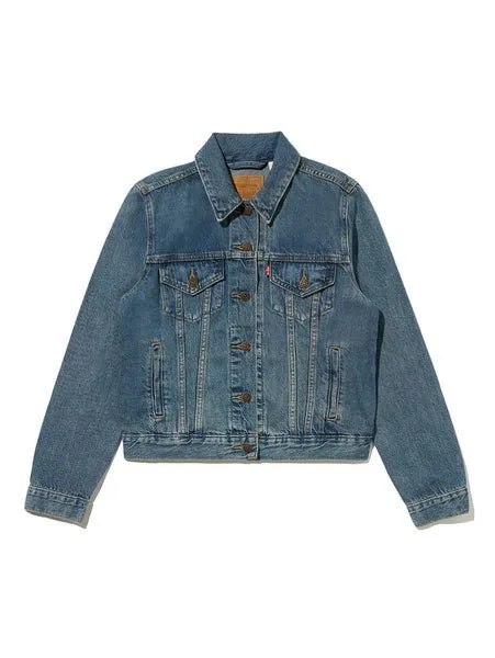 Куртка дальнобойщика TYPE III Levi's, Medium Indigo - Worn In — фото 4