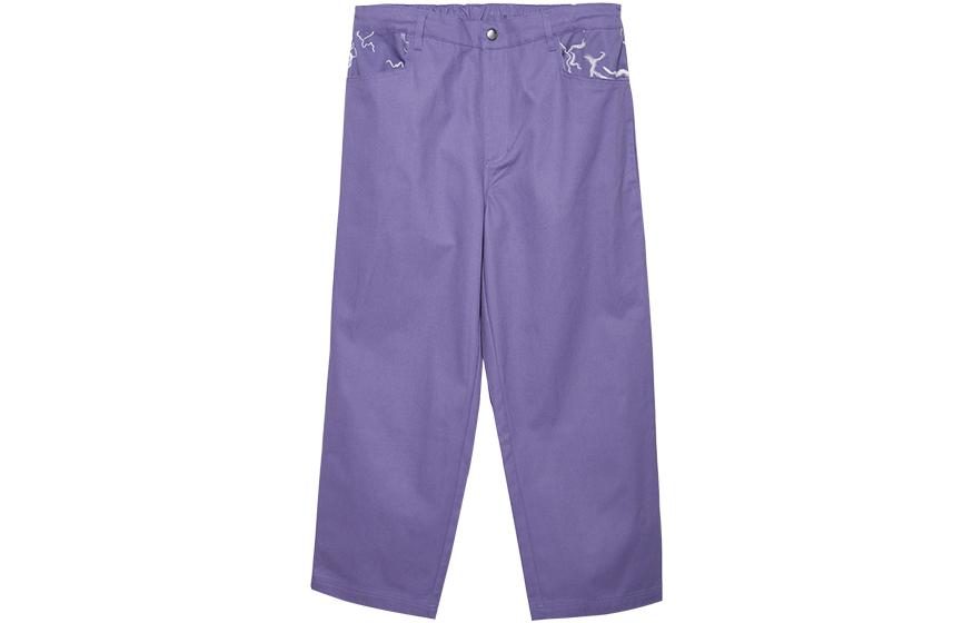 

New Era Повседневные брюки унисекс фиолетовые