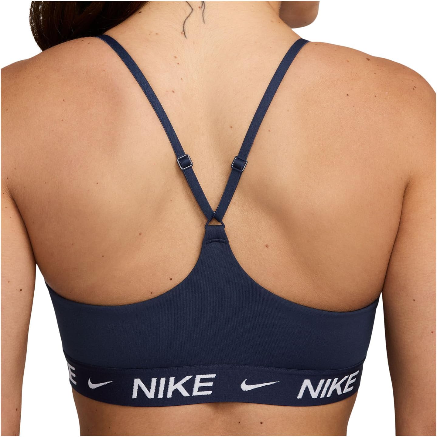 Бюстгальтер Nike Dri-FIT Indy Light Support Bra, цвет Midnight Navy — фото 3