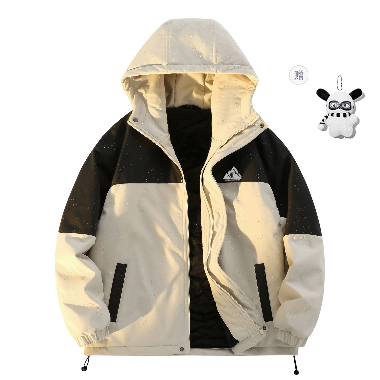 

THREEAGAINTHR33 Пуховик унисекс, Ivory White 01 (with Free Doll)