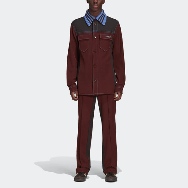 Куртка adidas originals x Wales Bonner Rock Blouson, коричневый — фото 3