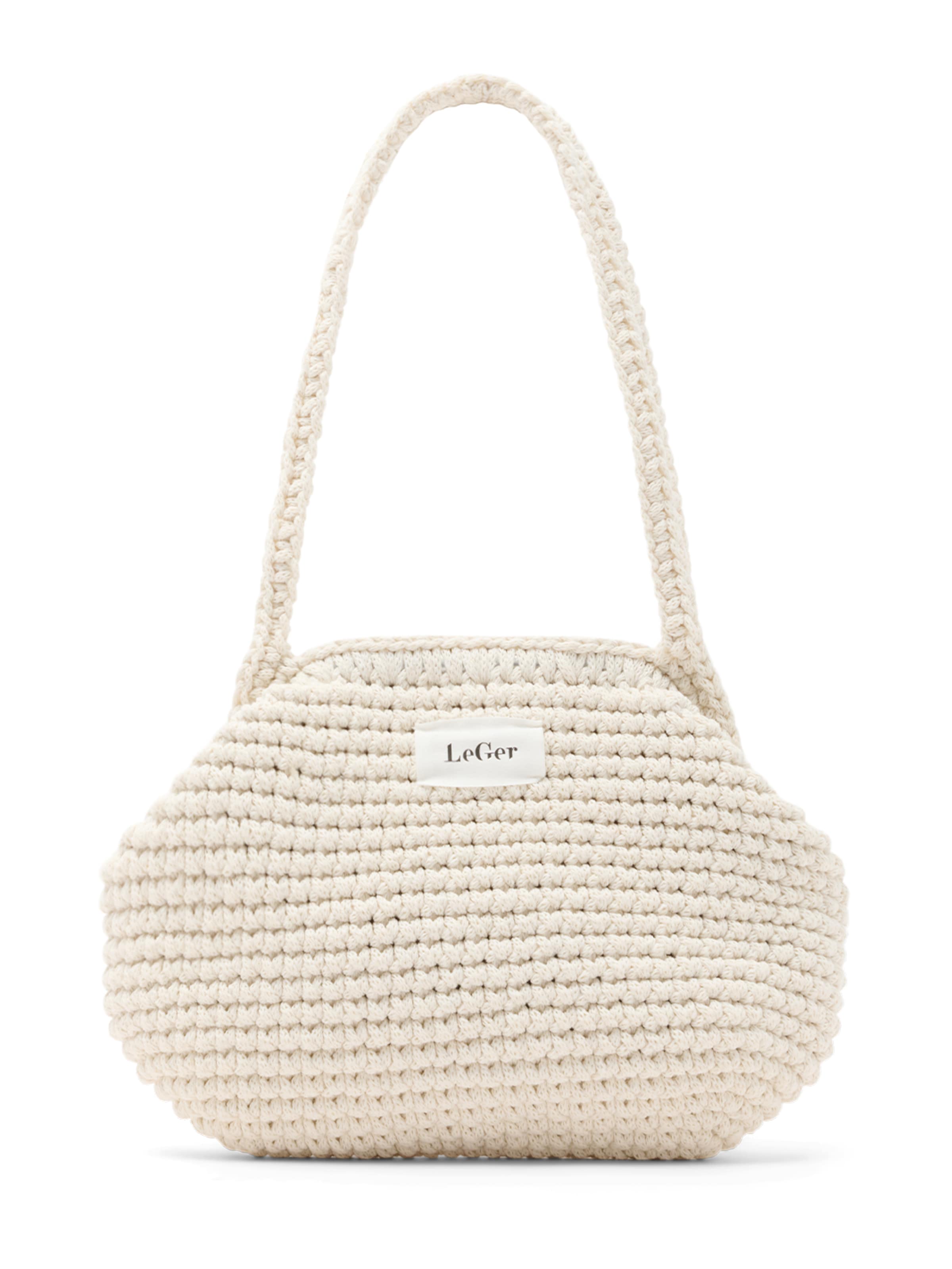 

LeGer by Lena Gercke Плечевая сумка 'Perle' из шерсти, цвет White