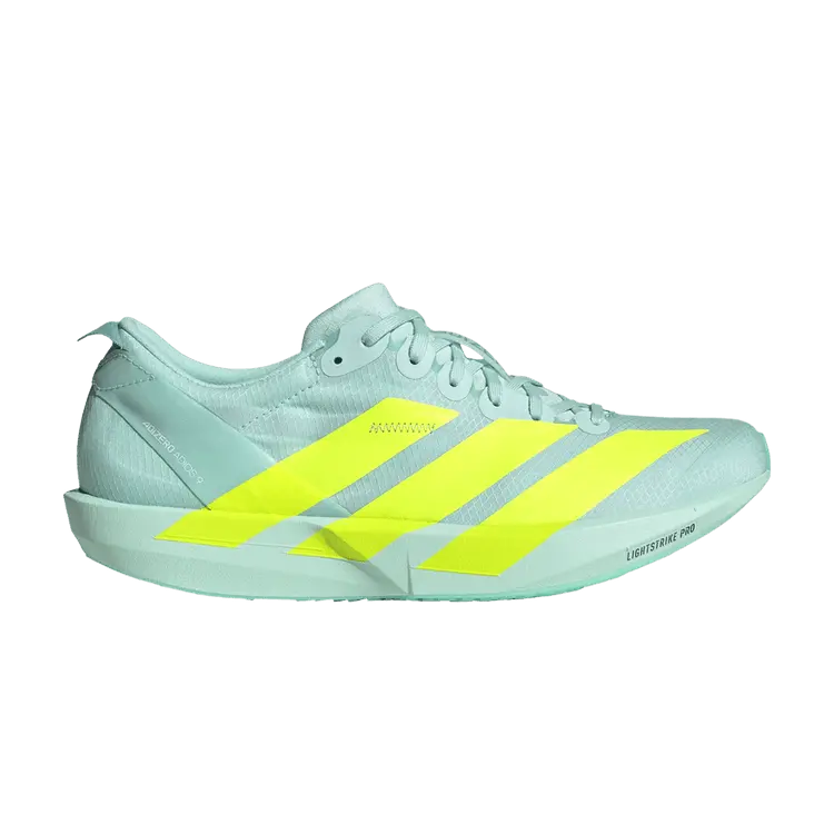 Кроссовки adidas Wmns Adizero Adios 9 'Semi Flash Aqua Lucid Lemon', бирюзовый