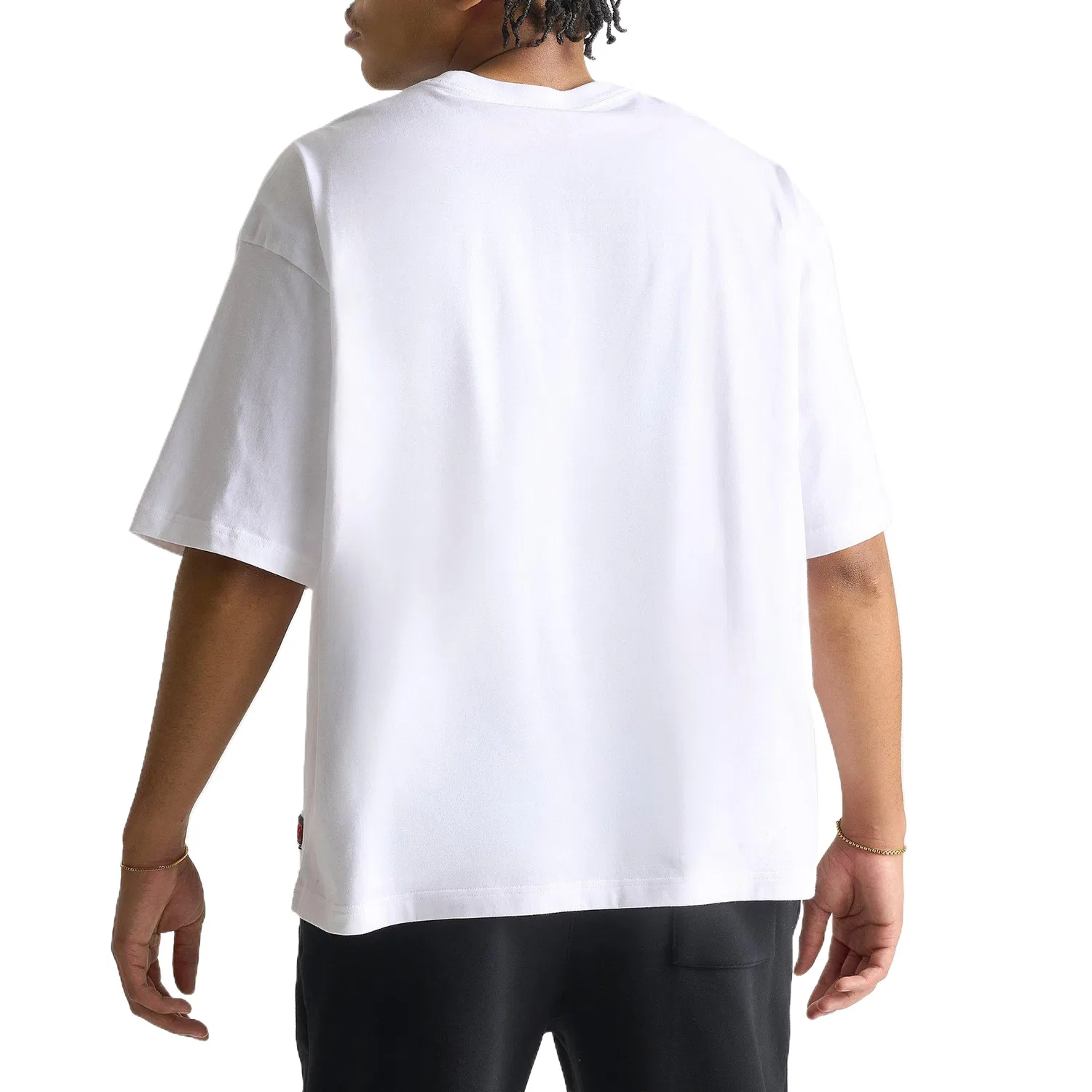 Футболка мужская белая crew neck moderate straight fit Jordan, White — фото 3