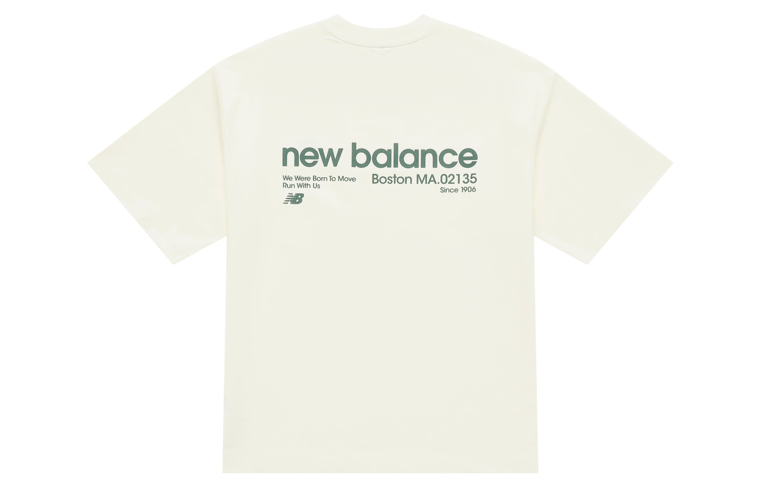 

Футболка унисекс цвета айвори New Balance, слоновая кость, Бежевый, Футболка унисекс цвета айвори New Balance, слоновая кость