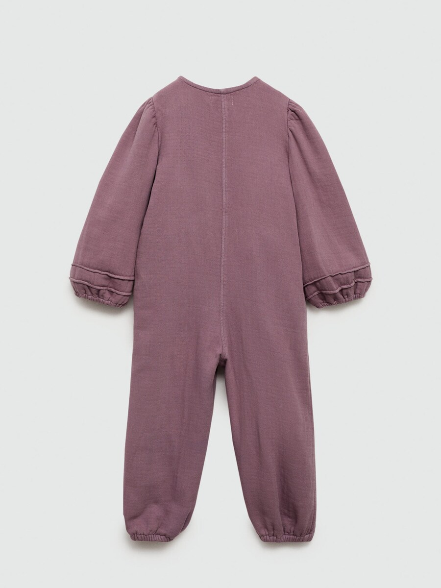 Комбинезон MANGO KIDS Monkey, цвет Plum — фото 2