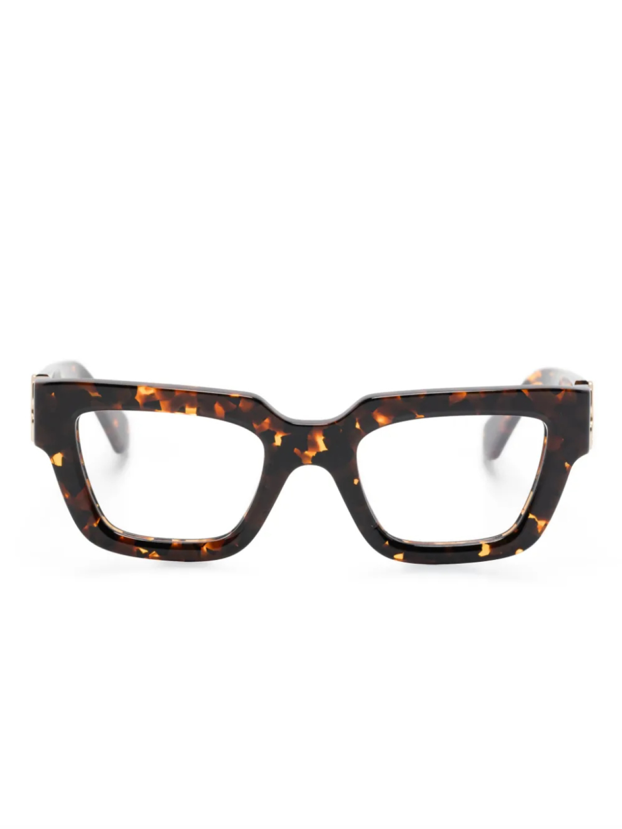 

Очки в черепаховой оправе Off-White Eyewear, коричневый