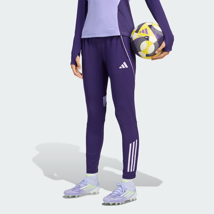 Узкие спортивные брюки ADIDAS PERFORMANCE Tiro 25 Competition, Blackberry/Light Purple — фото 2