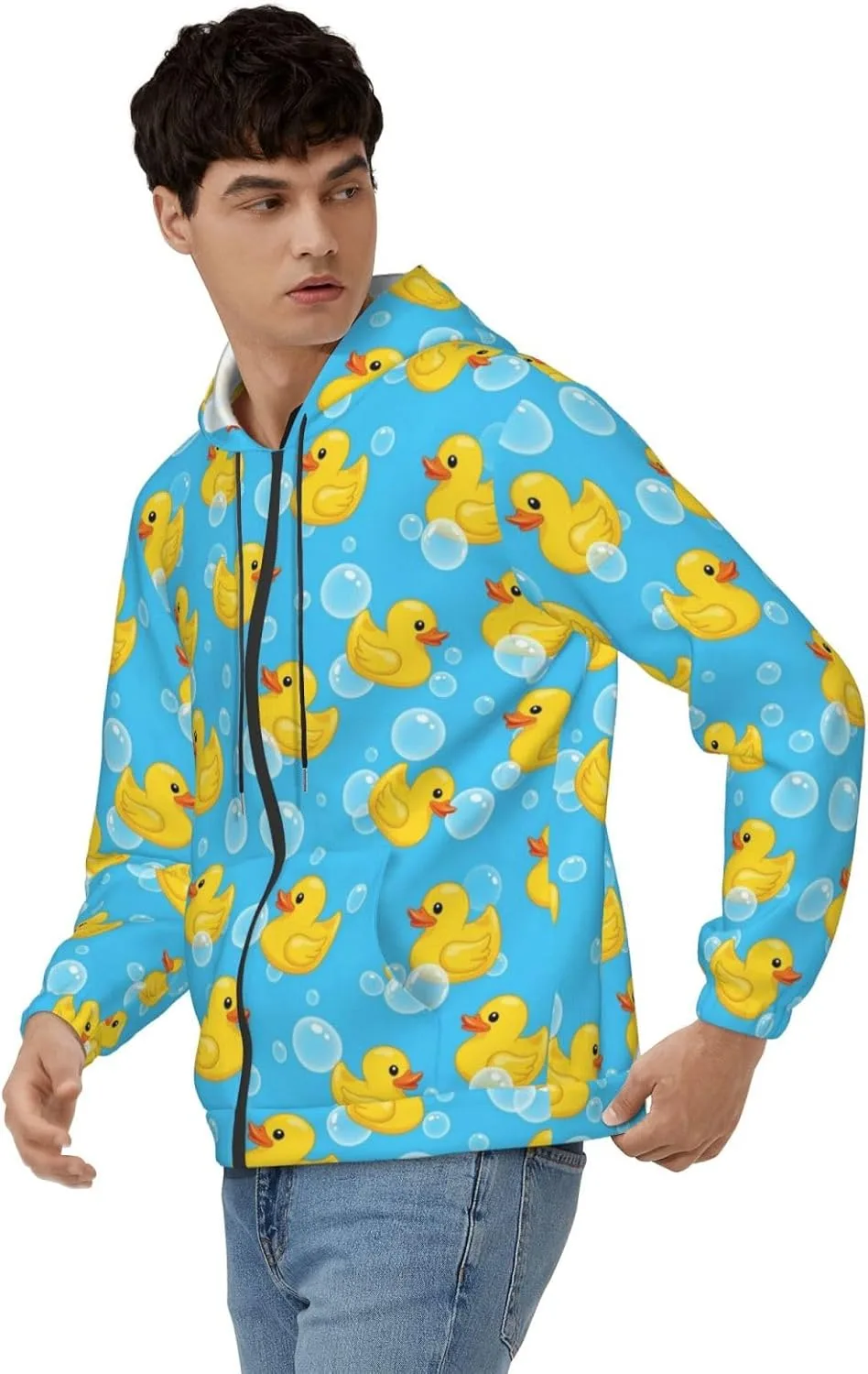 

Мужская толстовка с капюшоном и карманом KATVEESC