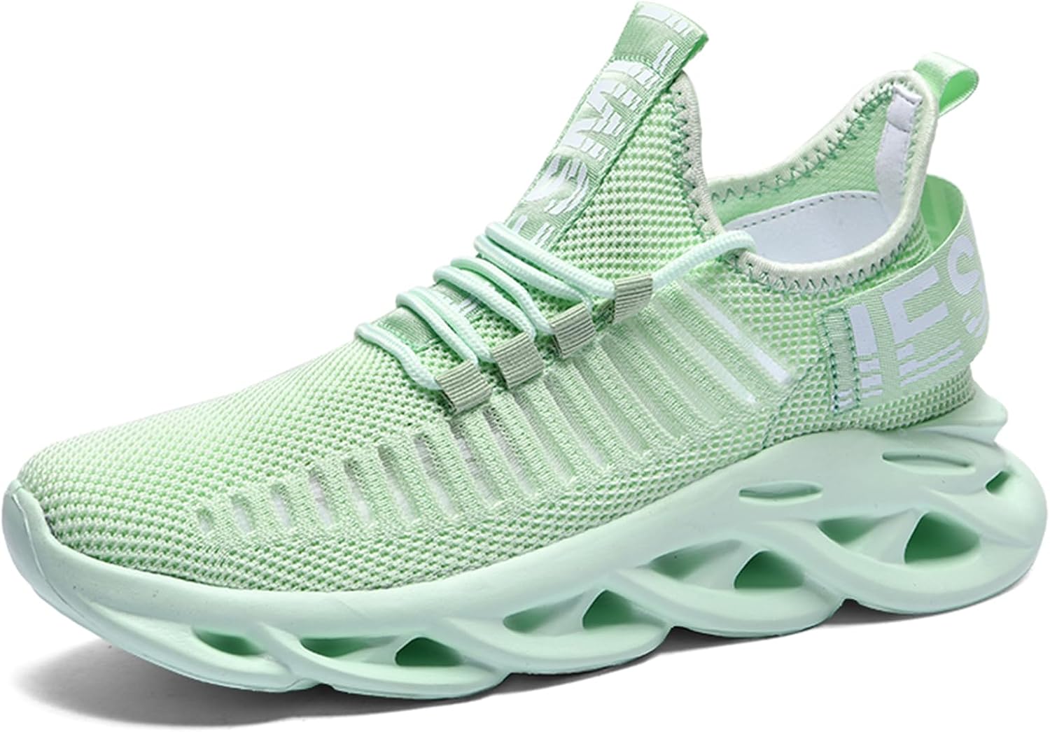 

Мужские модные кроссовки Air Blade для бега и прогулок, удобные, с противоскользящей подошвой, для работы и спорта, теннисные кроссовки Abborora, зеленый