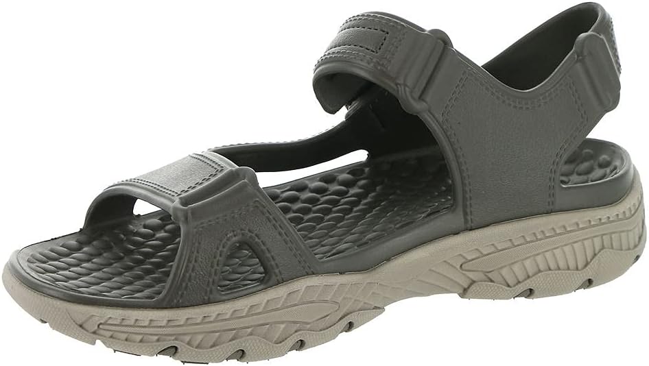Мужские сандалии Skechers Foamies Creston Ultra с ремешком на щиколотке, Taupe — фото 4